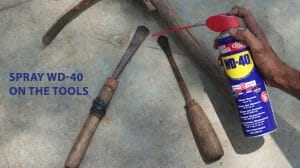How To Clean Your Rusted Tools With WD-40?